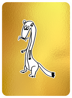 Witty Weasel (Gold)